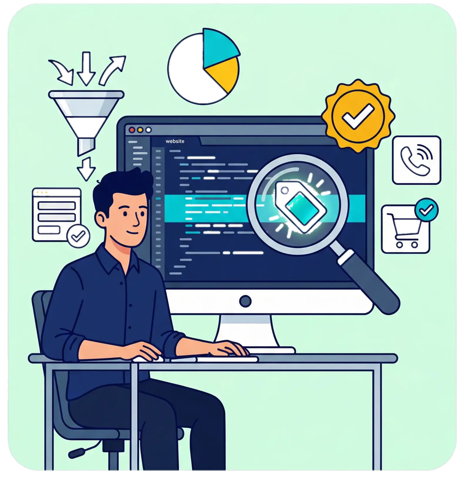 Instalação de tags de conversão do Google Ads e Analytics