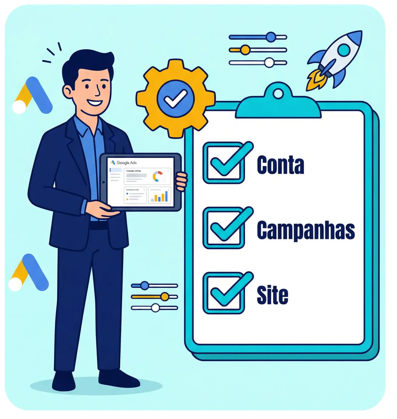 Configuração completa da conta e campanhas no Google Ads