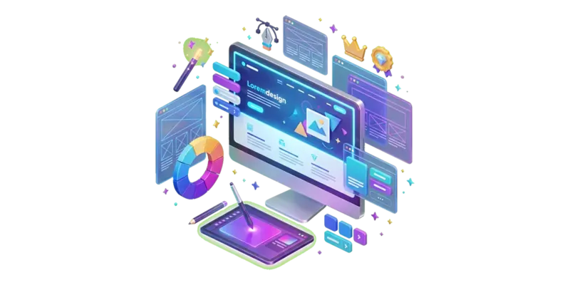 Layout de site personalizado conforme o projeto da empresa