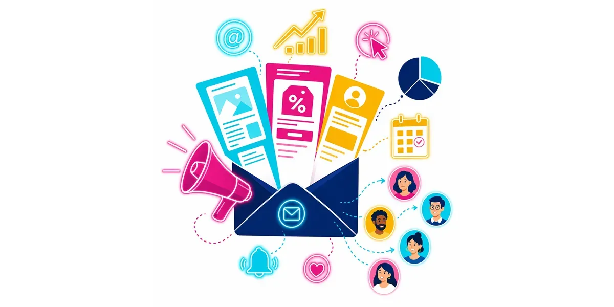 Email marketing segmentado para relacionamento e conversão de contatos