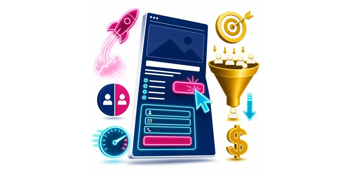 Criação de landing pages com foco em conversão e vendas