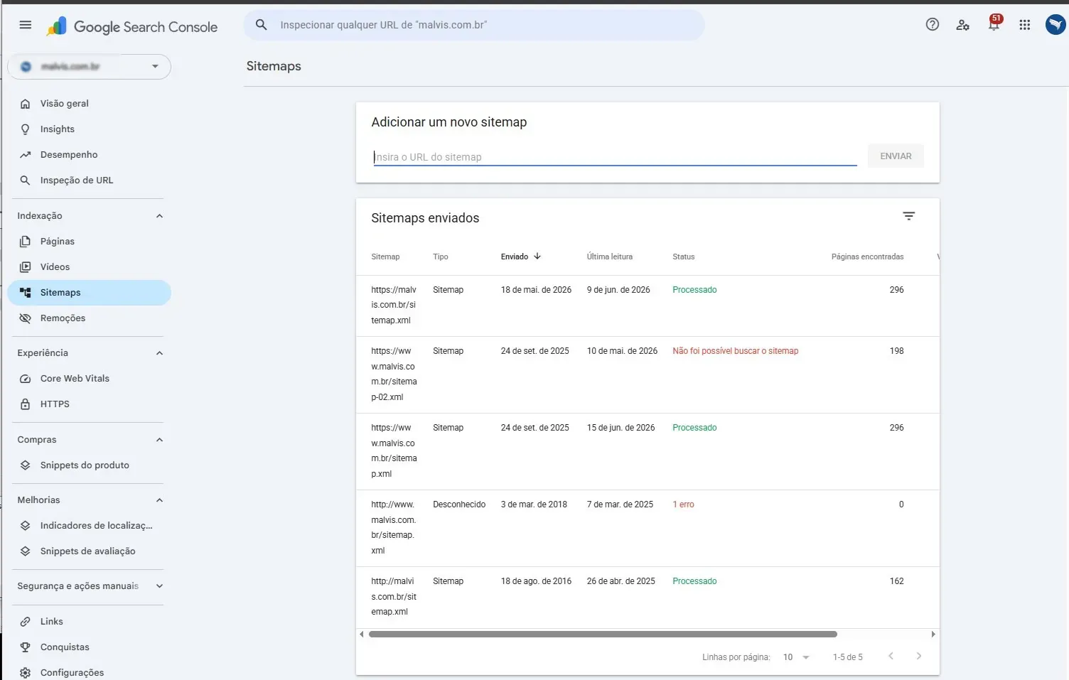 Verificação da propriedade do domínio por meio do registro DNS TXT