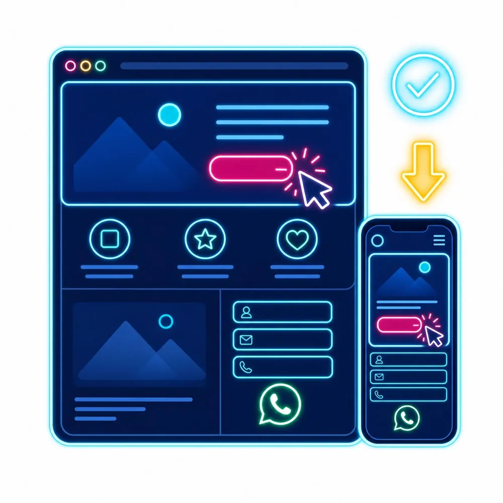 Criação de site e landing pages focadas em conversão