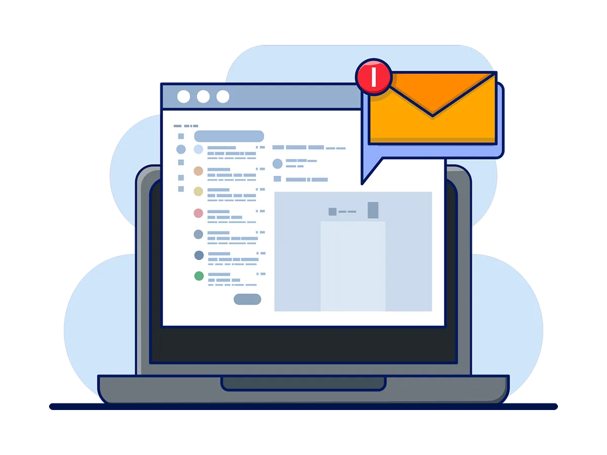 Atualize o remetente e destinatário dos formulários de contato