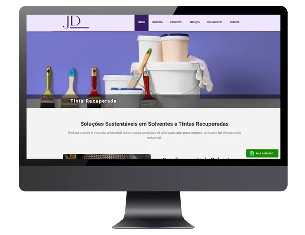 Site JD Machado Solventes e Tintas