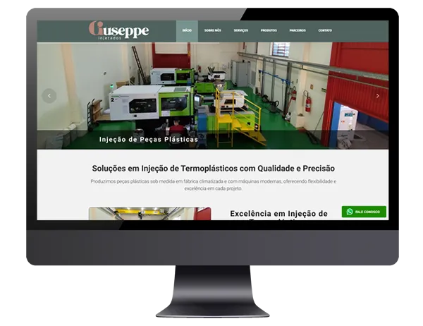 Site Giuseppe Termoplásticos Injetados