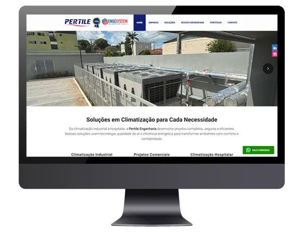 Site Pertile Climatização