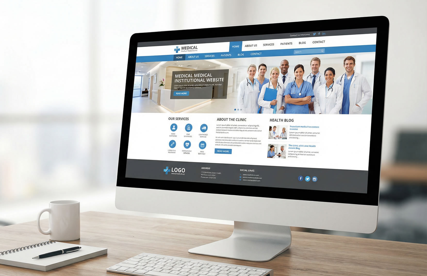 Landing Page ou Site Institucional: Qual o Melhor para Atrair Pacientes?