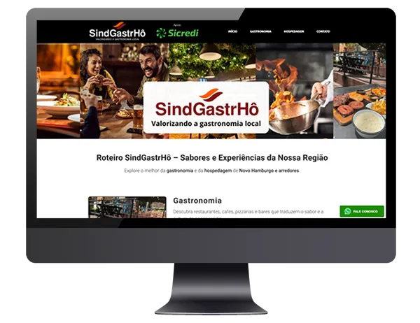 Site SindGastrho Guia Gastronômico