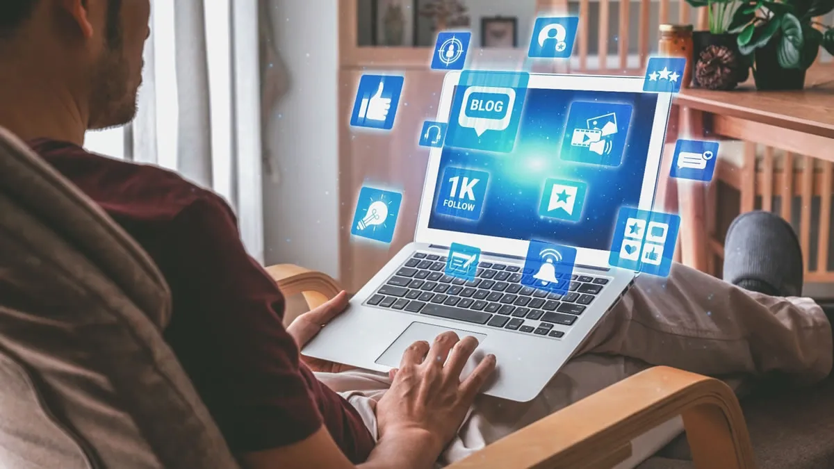 Elementos de uma campanha de marketing digital direcionada a uma landing page