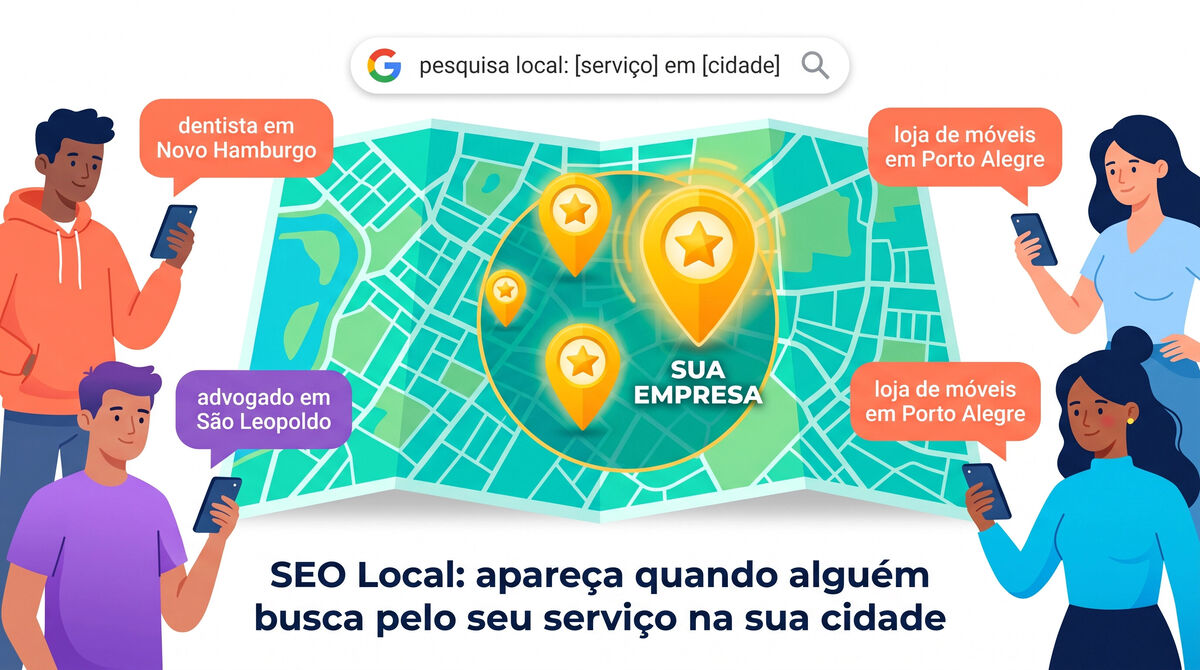 SEO Local: apareça quando alguém busca pelo seu serviço na cidade