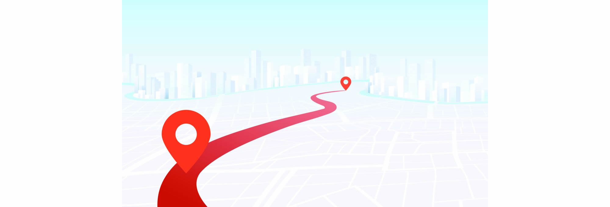 SEO local com pin de localização nas buscas da cidade